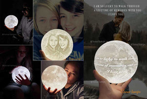 Photo Moon Lamp for family [Giving the Gift of Light]